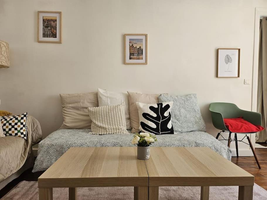 Charmant Nice Appartement 5 Personnes People Max パリ エクステリア 写真