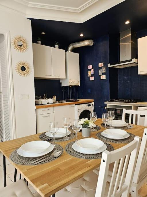 Charmant Nice Appartement 5 Personnes People Max パリ エクステリア 写真